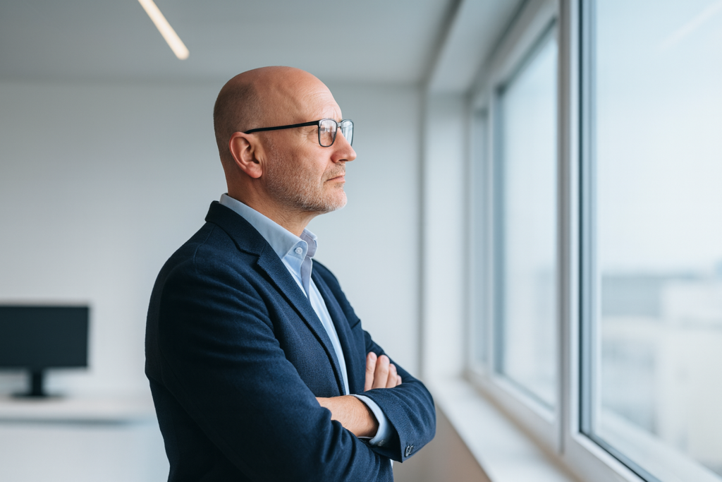 20251215 1300 Thoughtful Office Reflection remix 01kcgy0176eagtyy9rc9tnv1bp (1)